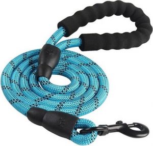 Nylon hondenlijn blauw 1,5m