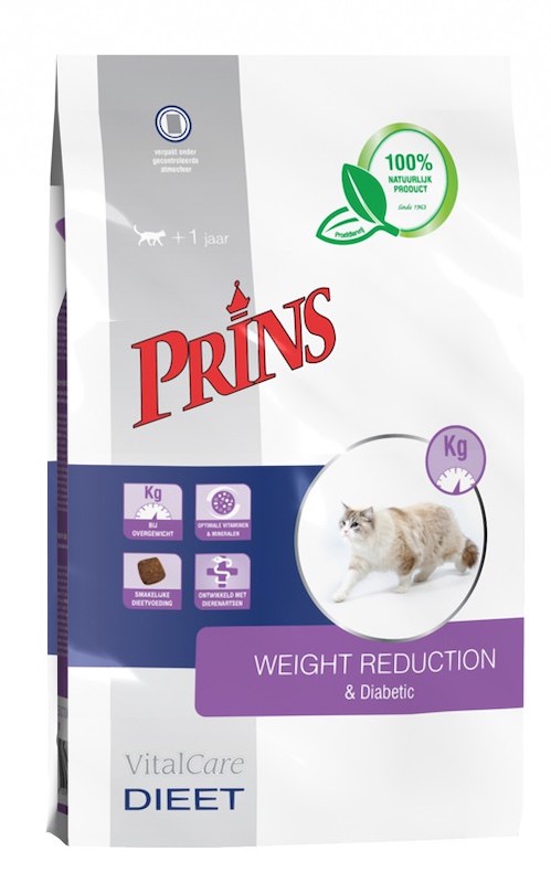 Prins Vitalcare dieet weight reduction diabetic kattenvoer