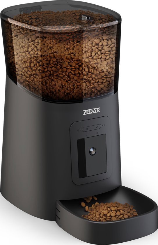 automatische voerbak voor katten met camera